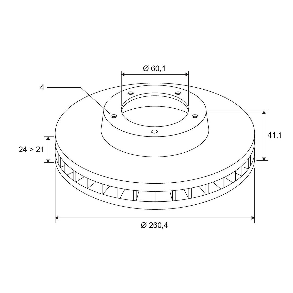 On Fren Diski (4 Bijon) Corsa C Combo C Tigra B Meriva A | VALEO 186759 | OEM 569000