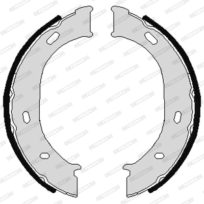 Arka Fren Pabuclu Balata Lt 28 35 46 Sprinter 901 902 903 904 95>06 | FERODO FSB624 | OEM A0024205820 2D0698525B