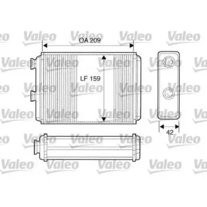 Kalorifer Radyatoru Punto Doblo 1,9 | VALEO 812280 | OEM 46722928