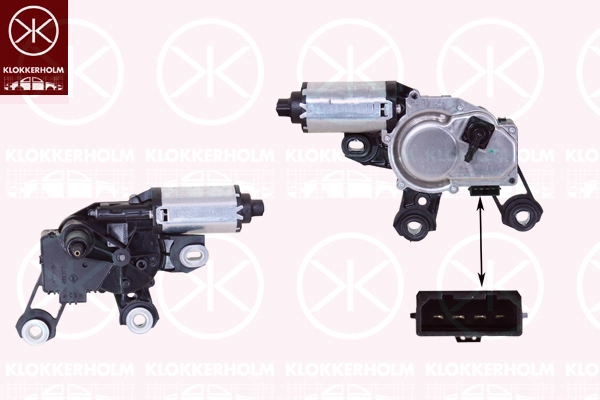 Cam Silecek Motoru Arka Q5 13>17 | WAGENBURG 8E9955711E | OEM 8E9955711 8E9955711 8E9955711A 8E9955711B 8E9955711A 8E9955711B
