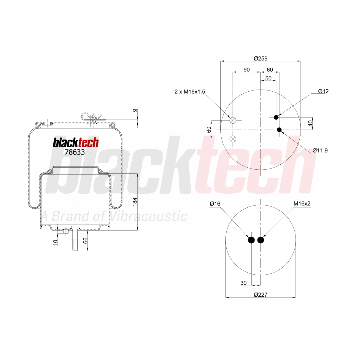 Körük Komple Metal Pistonlu Arkanın Arkası Scania Lpgrs | OEM W01M588633