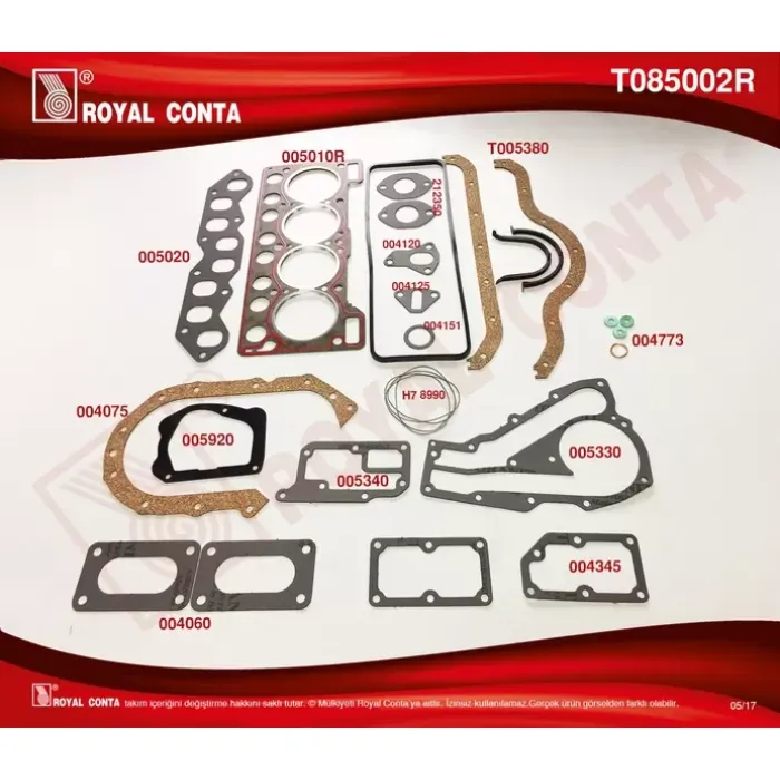 Motor Takim Contasi R9 R11 1,4 (Super Kecesiz) | ROYAL T085002R | OEM 7701460628 7701460628 7701465262 7701466417 7701465262 7701466417