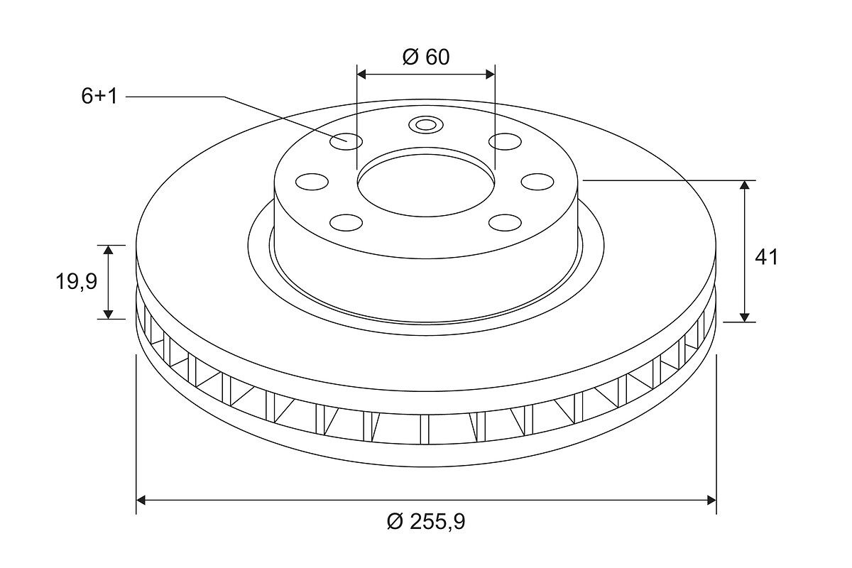 On Fren Diski Havali Astra F 1,8I Corsa B 1,6 Gsi 16V 1,6I Vectra A 1,7D 1,7 Td 1,8 1,8I | VALEO 186282 | OEM 569055