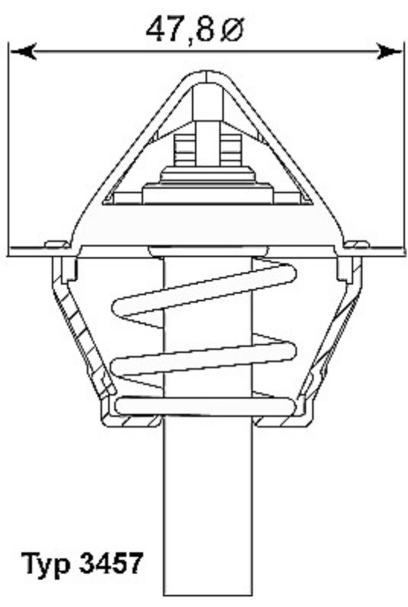 Termostat 90℃ | OEM 271 200 00 15