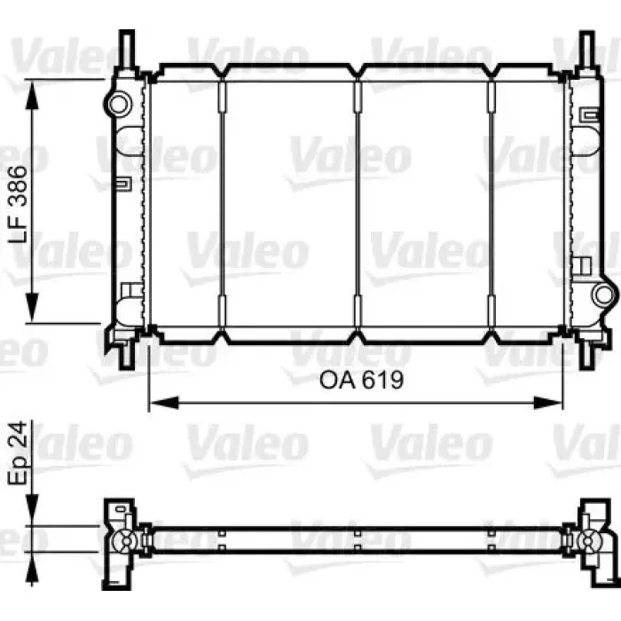 Motor Su Radyatoru (+AC) Mondeo I / II 92>00 1,6 / 1,8 / 2,0 Olcu: (619 X 386×24) Klimali | VALEO 731011 | OEM XS7H-8005-HA XS7H-8005-HA 97BB-8005-CA ME97BB-8005-AA 97BB-8005-CA ME97BB-8005-AA
