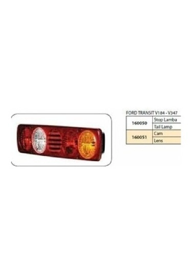 Stop Camı 5'LI Ford Transit V184, V347, Peugeot J9 Fırst Class | OEM 160051