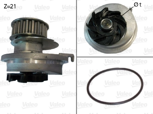 Devirdaim Vectra A ->93 18SV - 20NE - Astra F C18NZ - C20NE Frontera A C20NE | VALEO 506005 | OEM 1334008 1334008 90220568 90272361 90220568 90272361