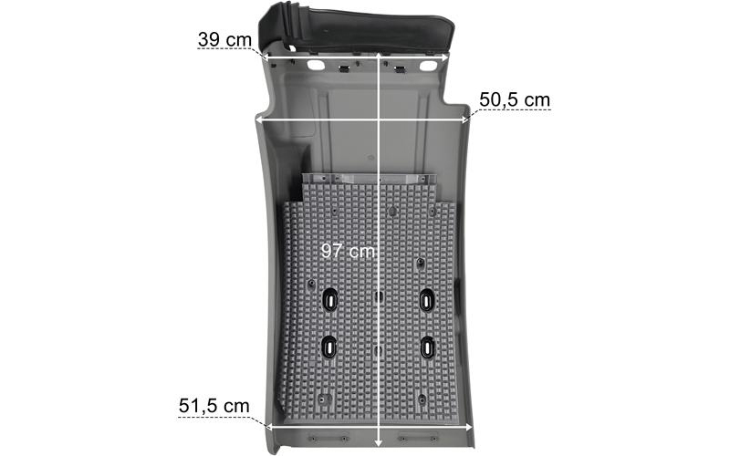 Ön Teker Arka Çamurluk Actros MP2, MP3 Sağ - Boş Filesiz | OEM 9438800406