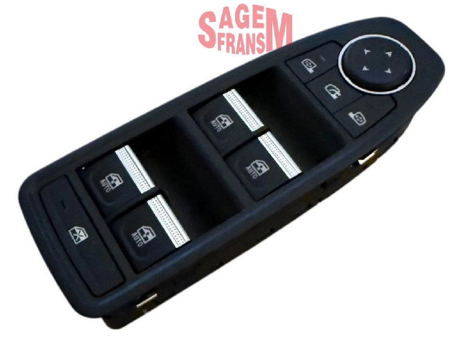 Cam Açma Düğmesi Ön Sol Nıkelajlı Clio 5-Captur 2 254107080R | OEM 500142
