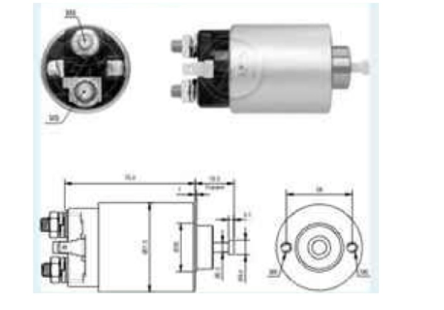 Marş Otom. 12V Mitsubishi L200-300 | OEM ZM-6698