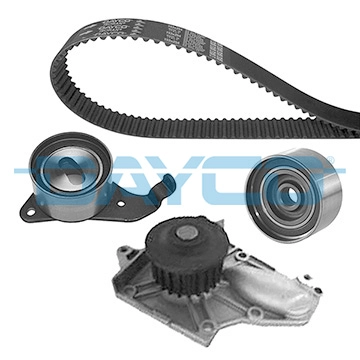 Eksantrik Rulman Kiti (Triger Seti+Devirdaim) Toyota Avensis 2.0 1997 2000 Carina 2 2.0 1986 1996 Corona 2.0 RAV4 2.0 1994 2000 (163 10 267) | DAYCO KTBWP3710 | OEM 13503-63010 13503-63011