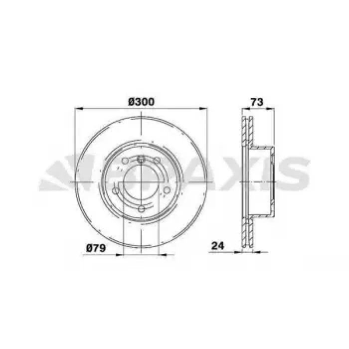 Fren Diski On Havali Bmw E81 E82 E87 E88 E90 E91 E92 Z4 E89 | BRAXIS AD0114 | OEM 34116854998