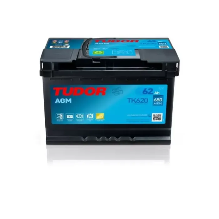 Aku 12V 62 Ah 680A Start Stop Agm L02 (242X175X190) | TUDOR TK620 | OEM KBEAH5680AA