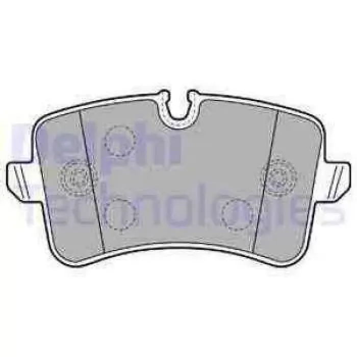Arka Fren Balatasi A6 (4G2) A6 Avant (4G5) 2,8 Fsi / 2,8FSI Quattro / 2,0TDI / 3,0TDI / 3,0TDI Quattro 11 / 10 | DELPHI LP2249 | OEM 4G0698451 4G0698451A 4G0698451C 4G0698451J