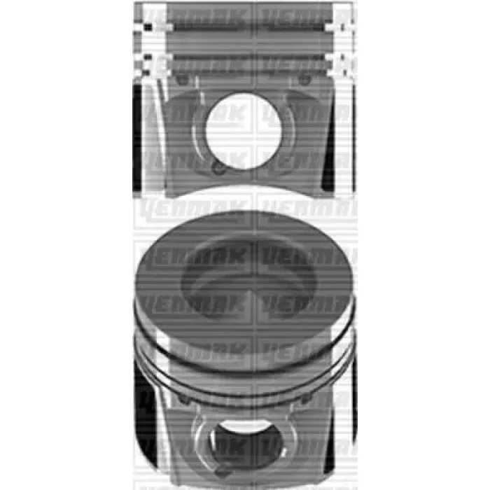 Piston Segman Kiti P207 P208 P2008 P206+ (T3E) DS3 C3 3 DV4C (1,4HDI 8V) Ford: Fiesta 1,4TDCI (73,70MM) / (Std) EURO5 Motor | YENMAK 31-04494-000 | OEM AV2Q 6K108 AA 0628.W2