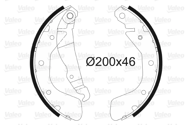 Arka Fren Balatasi Kalin Tip Astra G - Vectra A - Astra F - Corsa C | VALEO 562078 | OEM 1605590 1605590 1605689 1605774 1605689 1605774