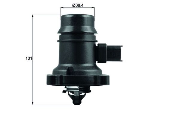 Termostat Komple (103 °C) Aveo Cruze Adam Astra J Corsa D E Meriva B 1,2 / 1,4 Benz, A12XEL A12XER A14XER A14XEL B12XEL B14XEJ B14XEL B14XER Z12XEP Z14XEP 06> | MAHLE TM37103 | OEM 25200454