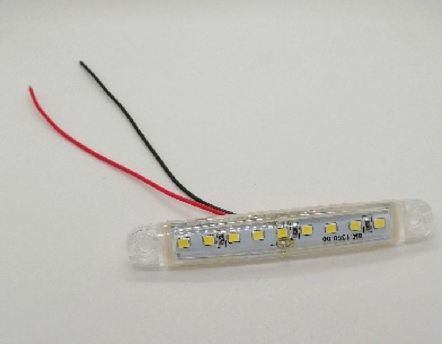 Side Marker Basamak Aydınlatma Beyaz Cam Beyaz 9LED 24V | OEM 005B24