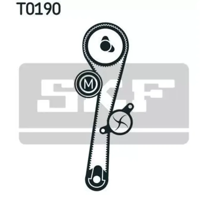Su Pompali Eksantrik Rulman Seti Dacia Logan 1,2 1.2 06>15 Sandero 1,2 1.2 08>15 Clio 2,3, 4 1.2 01>16 | SKF VKMC 06002 | OEM 119A01820R
