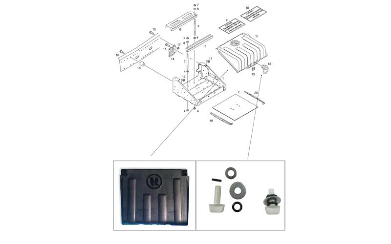 Akü Kapak Mandalı TGA | OEM 06438090176