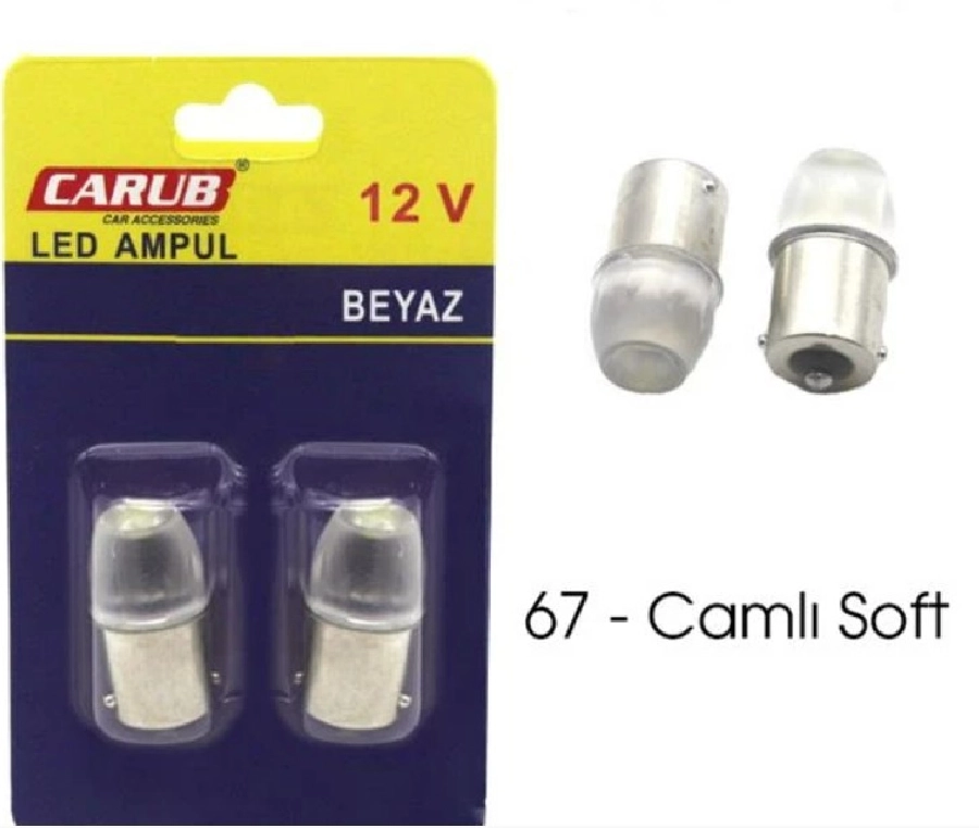Ampul 12V 67 Camlı Soft Beyaz | OEM BR0403004