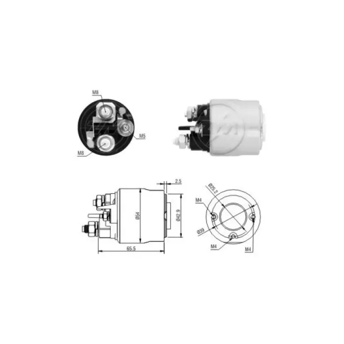 Mars Otomatigi 12V Peugeot Partner P206 Citroen Berlingo Benzinli Clio Kango 594348 | ZM 2494