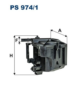 Mazot Filtresi Berlingo C3 C4 C5 Xsara Picasso P206 P207 P307 C5 II C5 III Partner Tepe Berlingo III EURO4 Motor DV6 (1,6HDI 16V) | FILTRON PS 974/1 | OEM 190195