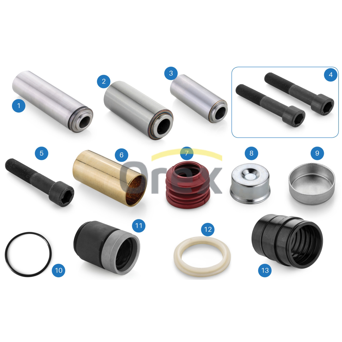 Kaliper Tamir Takımı Knorr | OEM 0004200782