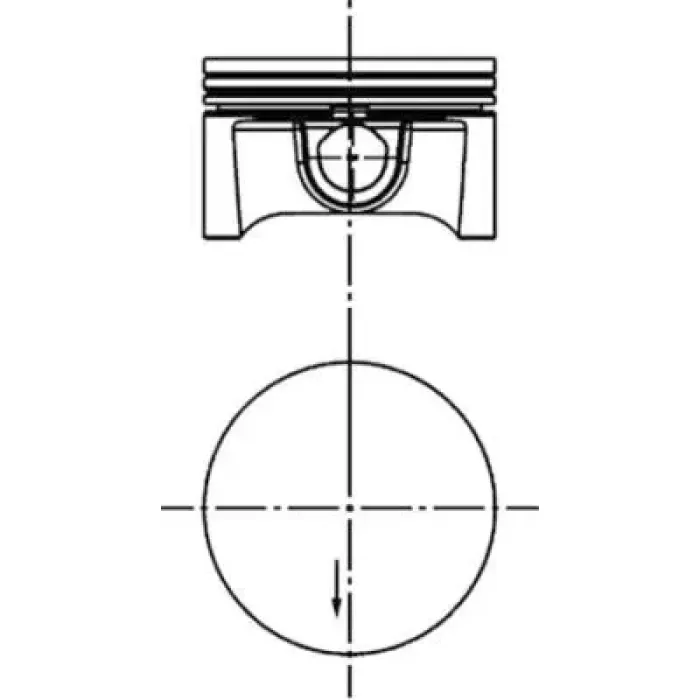 Motor Piston Segman Komple Std (79.00MM) Astra G – Astra H – Vectra C – Zafira B – Meriva A – Z16XEP | KOLBEN 40388600 | OEM 40388600