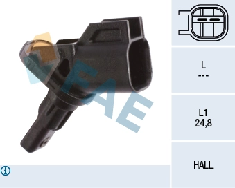 On ABS Hiz Sensoru (Sag / Sol) Focus II 04>11 Focus II C Max 04>11 Kuga 08>10 Mondeo 07>14 S Amx Galaxy 06>15 Focus III C Max III 15 /> Mazda III 03>09 Mazda V 05> Volvo C30 C70 II S40 II 06>12 S60 II S80 II 10> V40 12> V70 III XC60 XC70 | FAE 78180