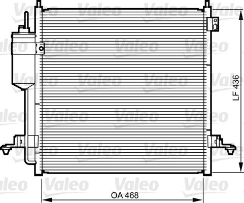 Klima Radyatoru Mitsubishi L 200 06>11 | VALEO 814214 | OEM 7812A171