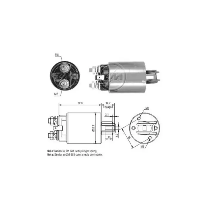 Mars Otomatigi 12V Nissan Pickup | ZM 0582 | OEM 211437001 211447001 211477004