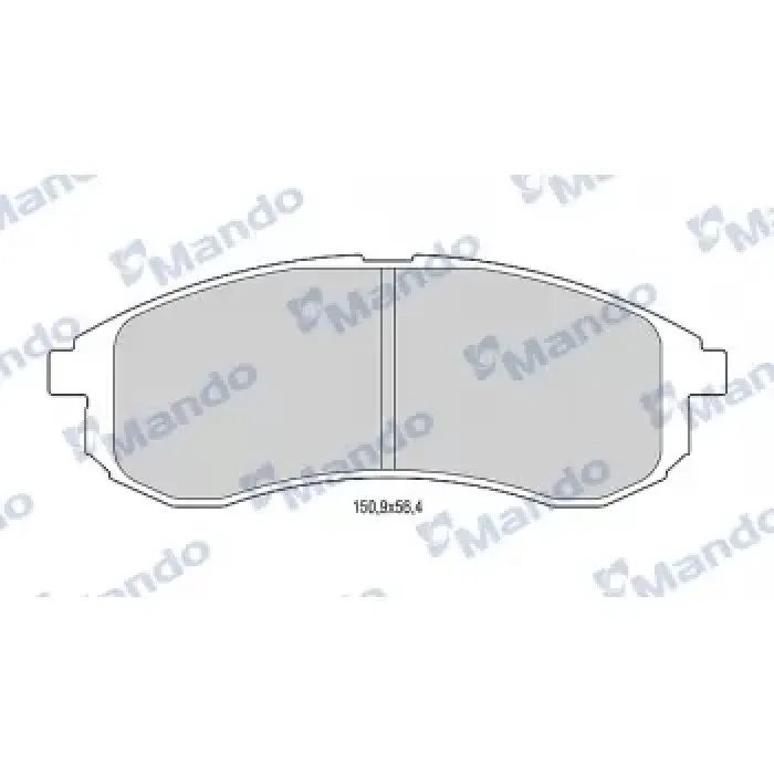 On Fren Balatasi Mitsubishi L200 2.5 Td 4×4 01-06 | MANDO MBF015173 | OEM MN102622