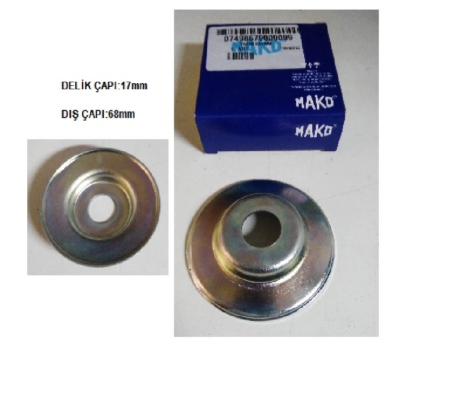 Alternatör Kasnak Saç Yarım - Doğan Sl, SLX-Kartal Sl, SLX Delik Çapı:17mm Dış Çapı:68mm | OEM 74986790