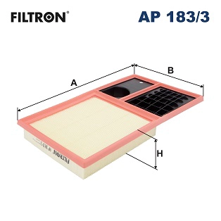 Hava Filtresi Golf 5 1,4FSI 03> Polo 1,4FSI 02>06 Touran 1,6FSI 03>07 | FILTRON AP 183/3 | OEM 036129620H