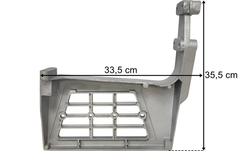 Alt Basamak Yuvası Demiri DAF Xf 95 Sol | OEM 1303944