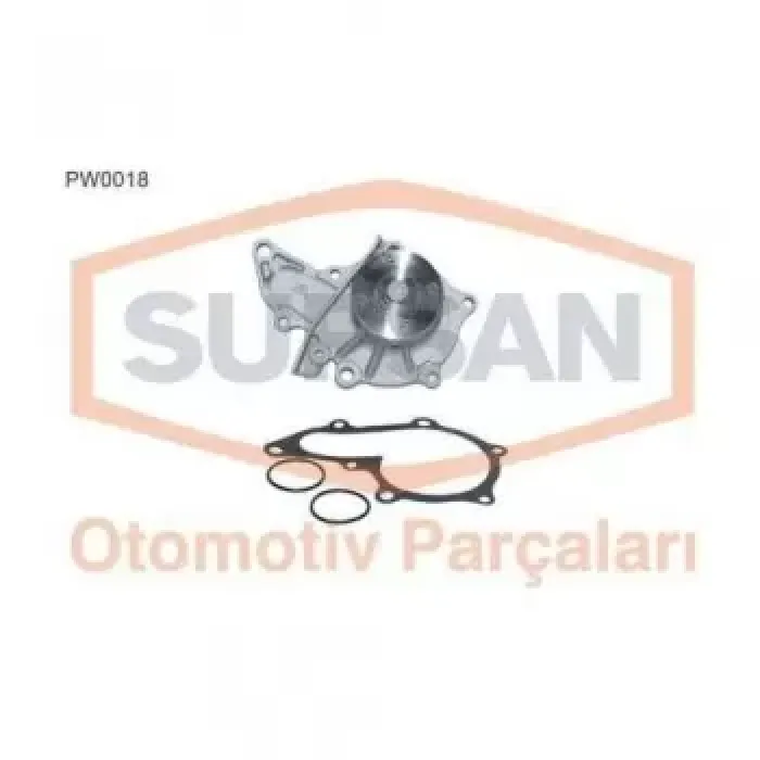 Devirdaim Toyota Corolla 1.6 Enjeksiyonlu 1993-2000 | SUPSAN PW0018 | OEM 1610019205 1610019205 1611015070 1611019076 1611015070 1611019076