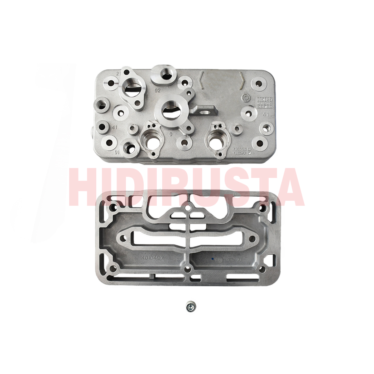 Kompresör Kapak Kiti Renault Midlum (Contasız, Conta No: K012086) Güncel No:K150656K50 | OEM 21136561