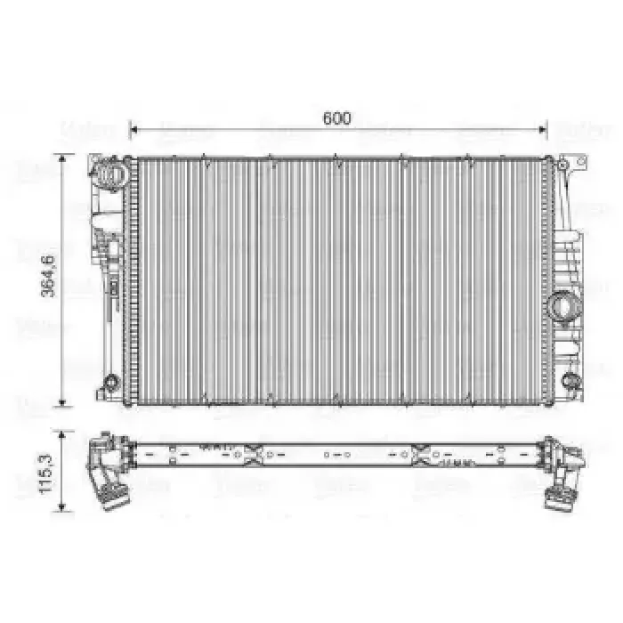 Motor Su Radyatoru Bmw N20 N26 N55 F20 F30 F32 F34 F36 F22 F80 F82 | VALEO 735455 | OEM 17118672104 17118672104 17117618807 17117618807