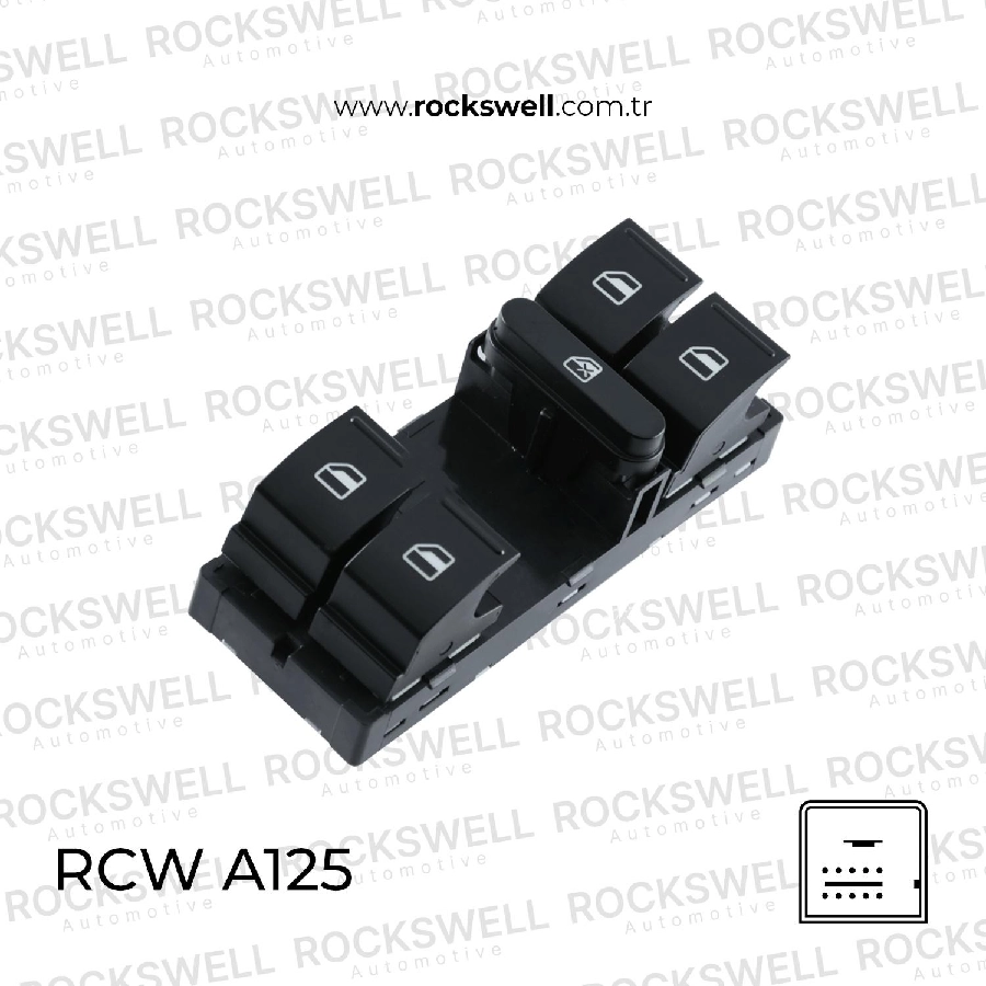 Cam Açma Kapama Anahtarı Surucu Tarafı Dortlu Golf V 6 Polo Passat, 200 Tıguan Touran Jetta 3 4 | OEM RCWA125