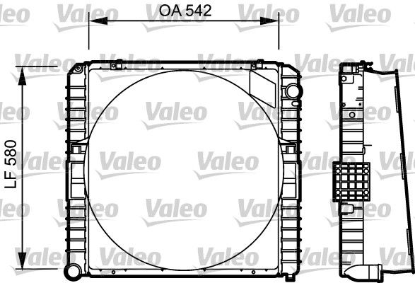 Motor Radyatoru Iveco Eurocargo | VALEO 731534 | OEM 98425619 98425619 98425628 98425657 98425628 98425657