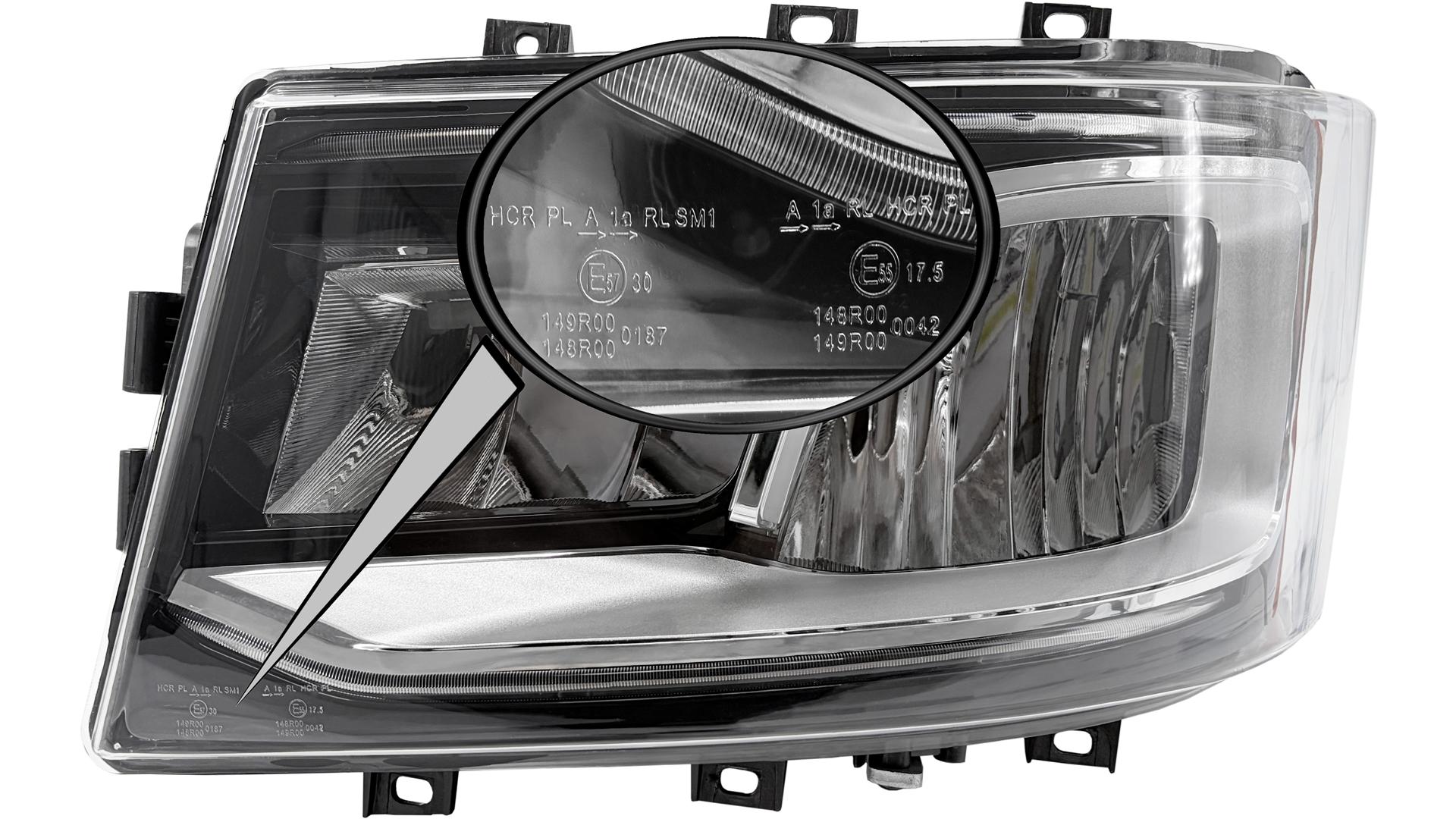 Far Sol LED (Sinyalli, Motorlu) Scania Cs, Cr | OEM 2379882