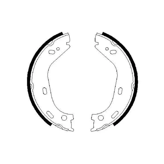 Fren Balatasi Arka (Park Freni Pabucu) W116 76>80 W126 85>91 W123 79>85 R107 74>85 C107 74>81 | BOSCH 0986487126 | OEM A1164200020