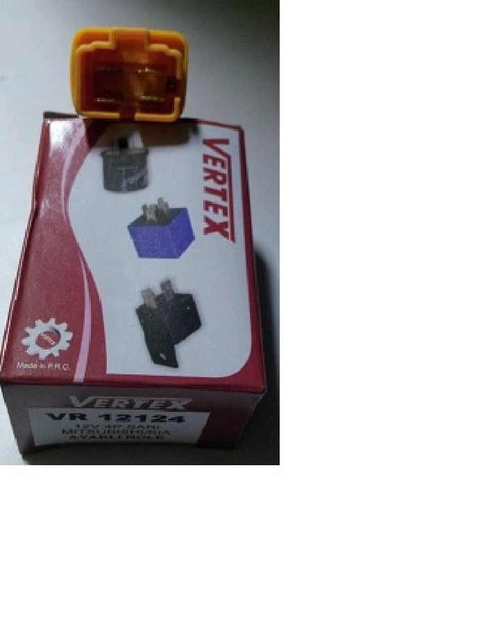 12V 4P Sarı Ayaklı Röle Mitsubishi, Kia | OEM VR12124