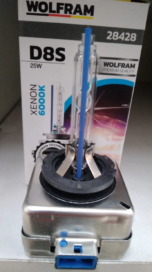 Ampul 12V D8S 25W PK32d-1 Xenarc 6000K Mavi Çubuk | OEM 28428
