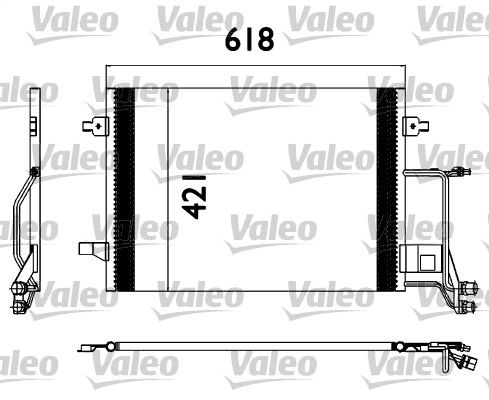 Klima Radyatoru Audi A6 98>05 615×420x18 | VALEO 817666 | OEM 4B0260401F 4B0260401F 4B0260403T 4B0260403T