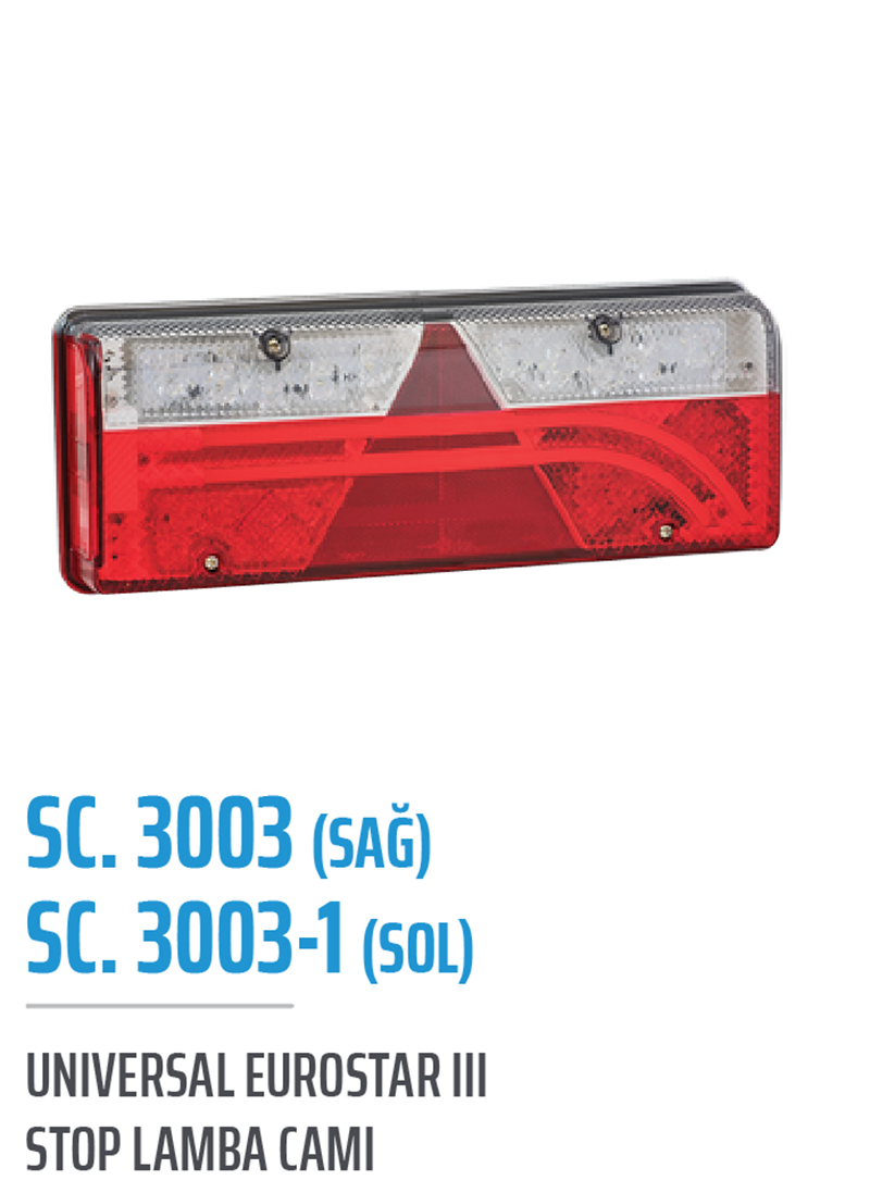 Euro 3 Dorse Stop Camı Yenil Model Sol