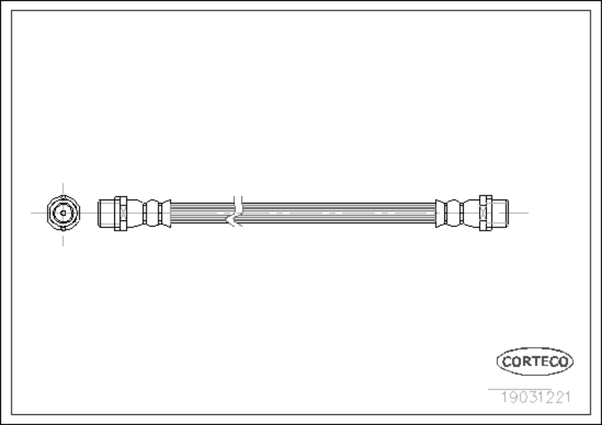 Fren Hortumu Arka Spr CDI, Lt35 235 2000 | OEM 2D0611775A