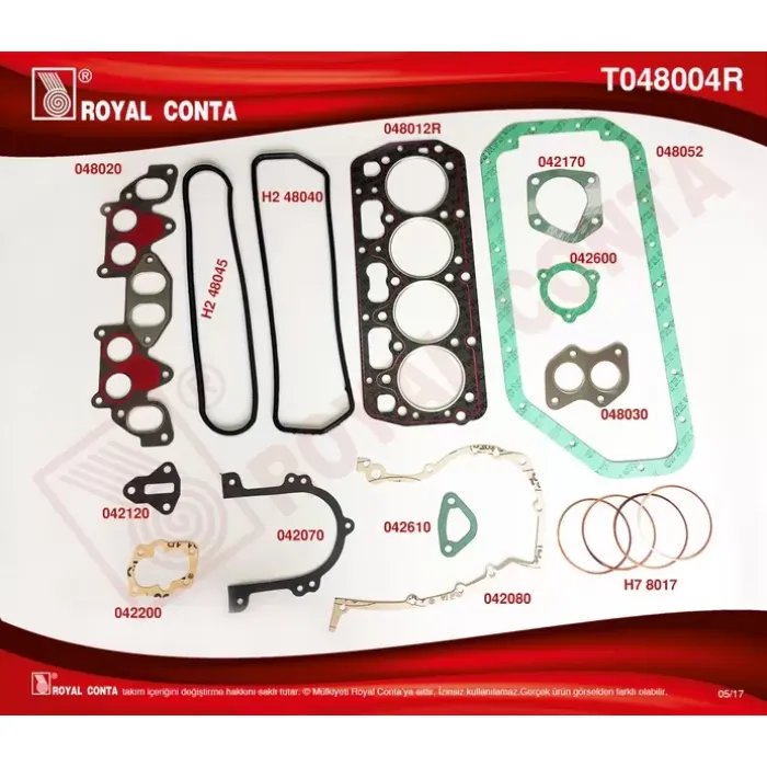 Motor Takim Contasi 2MM Kecesiz Skc Var Favorit Felicia Forman | ROYAL T048004R | OEM 115091000