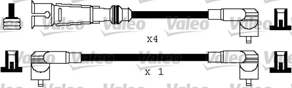 Buji+Bobin Kablosu Caddy II 1,4 / 1,6 Golf II III 1,4 / 1,8 Octavia 1,6 (95>00) | VALEO 346112 | OEM 032905041 032905041 1612609 1612609